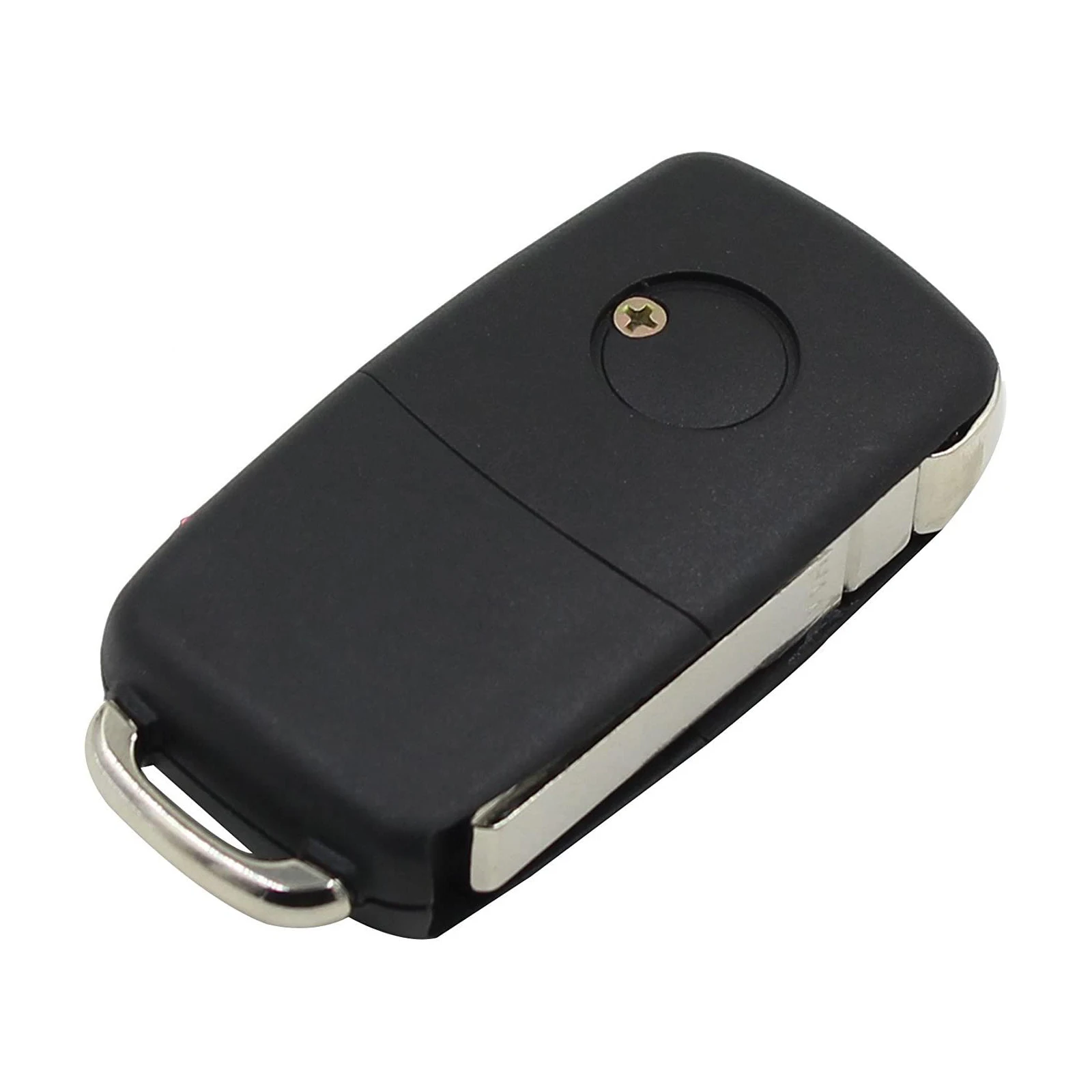 VW Passat Jetta Beetle Golf Uncut Keyless Entry 용 4 버튼 플립 원격 FOB 키 쉘 케이스