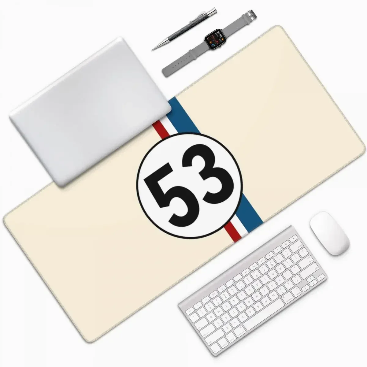

Большой коврик для мыши Herbie Number 53, коврик для компьютерной клавиатуры, коврик для мыши, игровой коврик для ноутбука, офисные аксессуары, настольные коврики