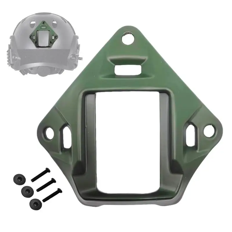 

NVG Mount For Hard Hat Lightweight NVG Shroud Alloy With Screws Strong Load Bearing Multifunctional Hard Hat Accessories