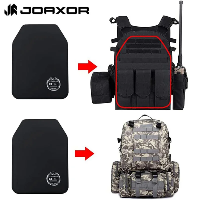 JOAXOR Bulletproof Plate NIJ III Level Stand Alone Insert Plate Molecular Polyethylene PE Light Weight Ballistic Panel