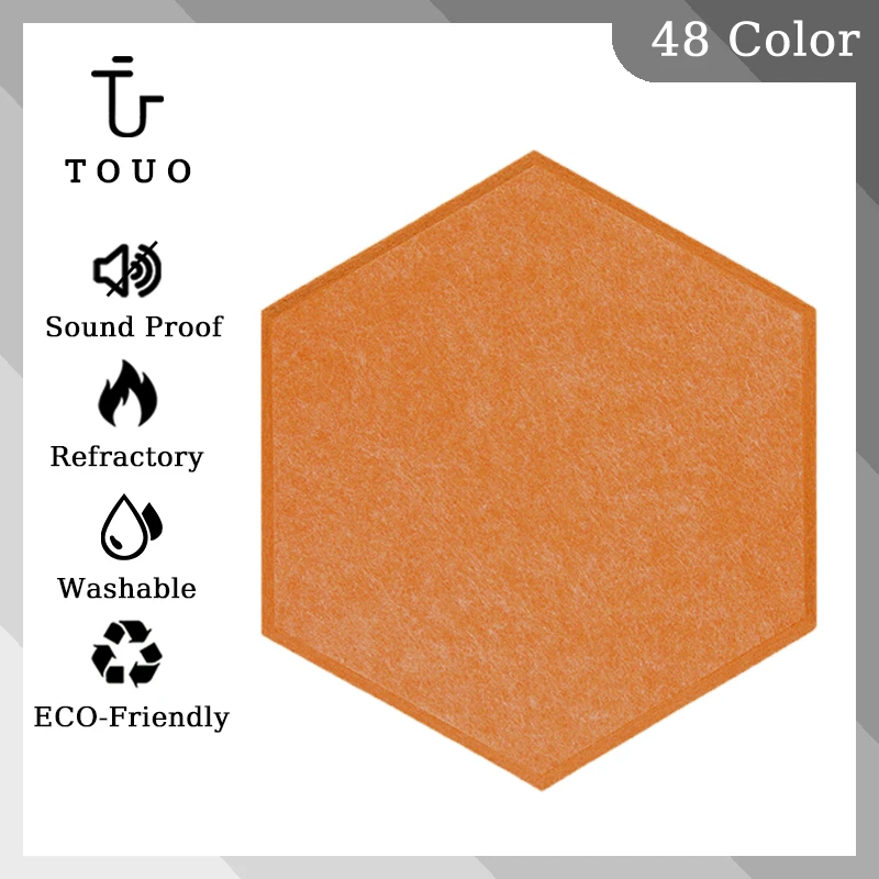 

Звукоизоляционная панель TOUO, шумопоглощающая изоляция, 12 шт., звукопоглощающие декоративные настенные панели, изолятор для учебы и встреч