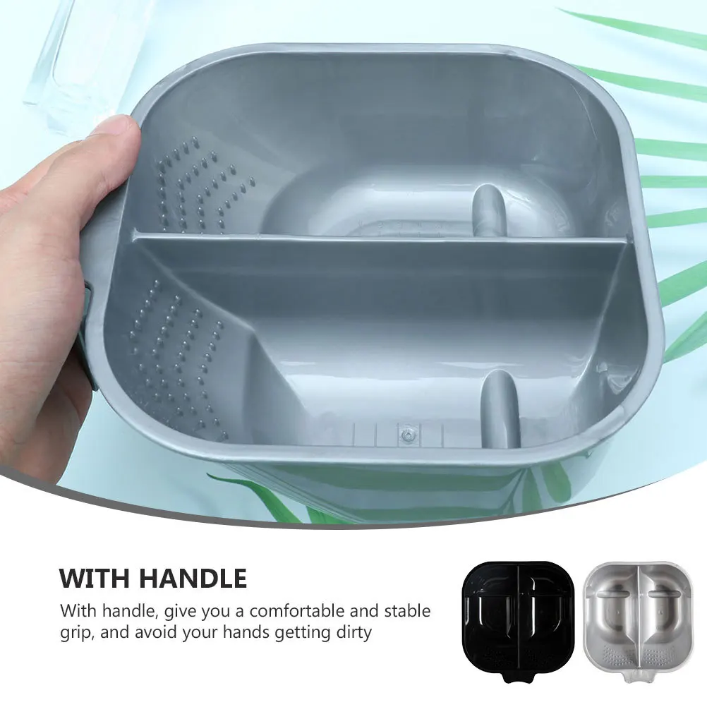 2pcs Hair Dye Bowls 2-In-1 Separated Mixing Bowl For Hair Coloring Salon Home Use Double Color Container Tool Kit - Image 2