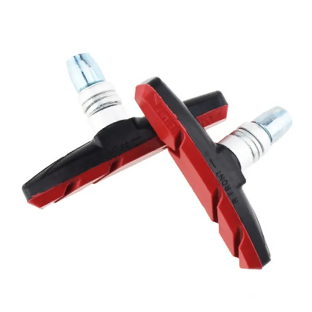 

Nice Portable Pratical High Quality Hot Brake Pads Rubber Rubber + Alloy V 2pcs Alloy 1 Pair Bicycle Components