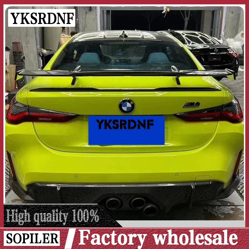 Carbon Fiber Rear Trunk Lip Spoiler Boot Wings for BMW M1 M3 M4 M5 M6 G22 G23 G80 G82 G14 F32 F36 MP Style Facelift Accessories