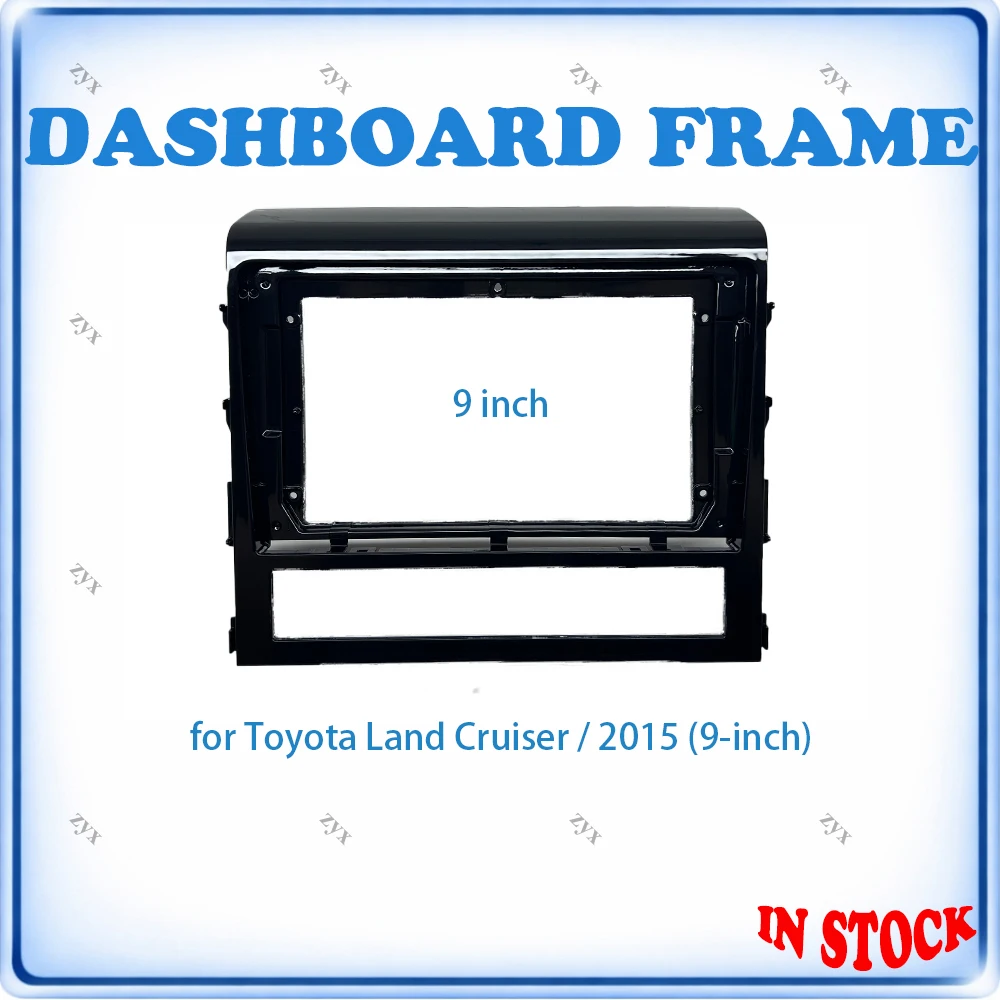 

Car Radio Fascia Frame For Toyota Land Cruiser 2015 9 inch Stereo Canbus Wiring Harness