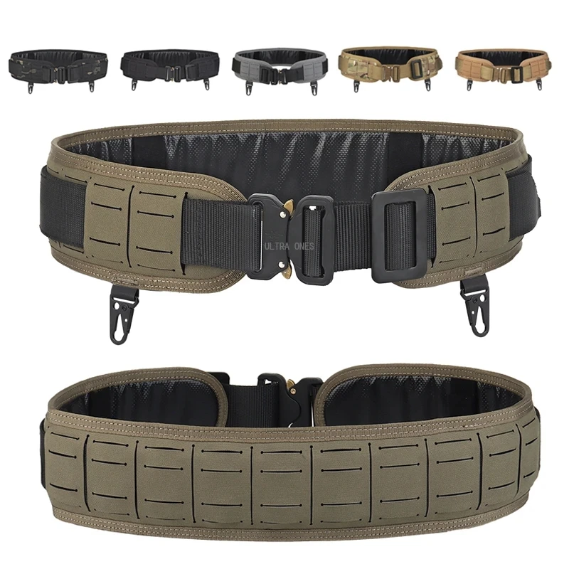 Tactical Padded Belt Airsoft CS Combat Molle Airsoft Belts Duty Paintball Waist Belt War Game Hunting Accessories