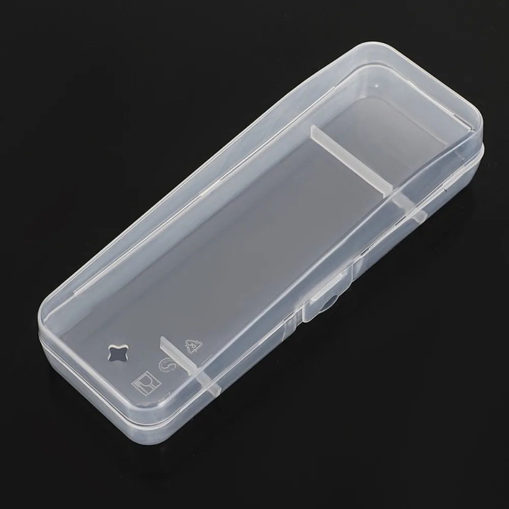 Transparent Portable Razor Case Portable Design Plastic Shaving Machine Container Multifunction Transparent Plastic Box