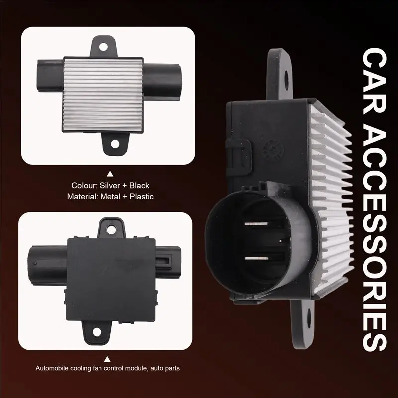 A20K-Car Fan Control Module 39021773 For Vauxhall Corsa E For Engine Cooling Replacement Installation - view 2