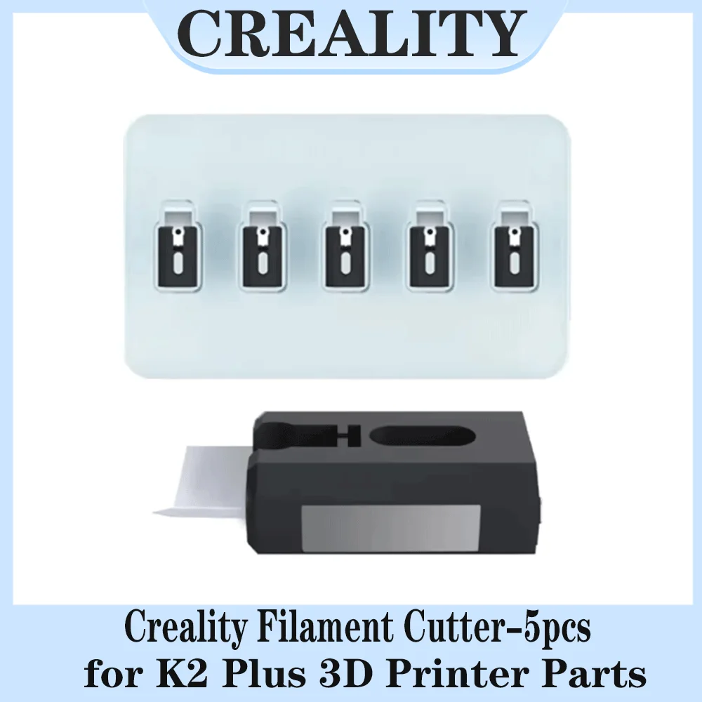 

Набор из 5 резаков для филамента Creality K2 Plus: высокая прочность, быстрая резка, запчасти для 3D-принтера K2 Plus, быстрая замена