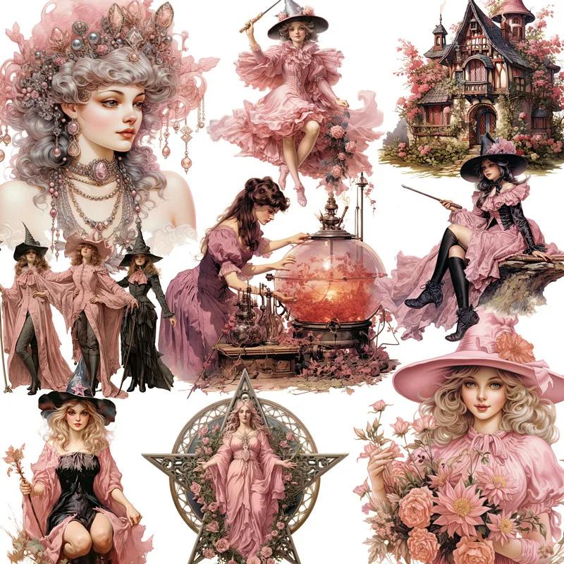 

Розовые Искусственные поделки и наклейки для скрапбукинга, детские игрушки, товары для рукоделия