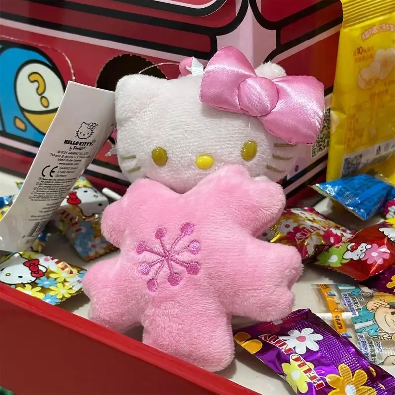 1/2 PCS Cute Anime Sakura Kitty Plush Doll Stuffed Toy Keychain Bag Pendant KT Backpack Hanging Ornament Girly Gift