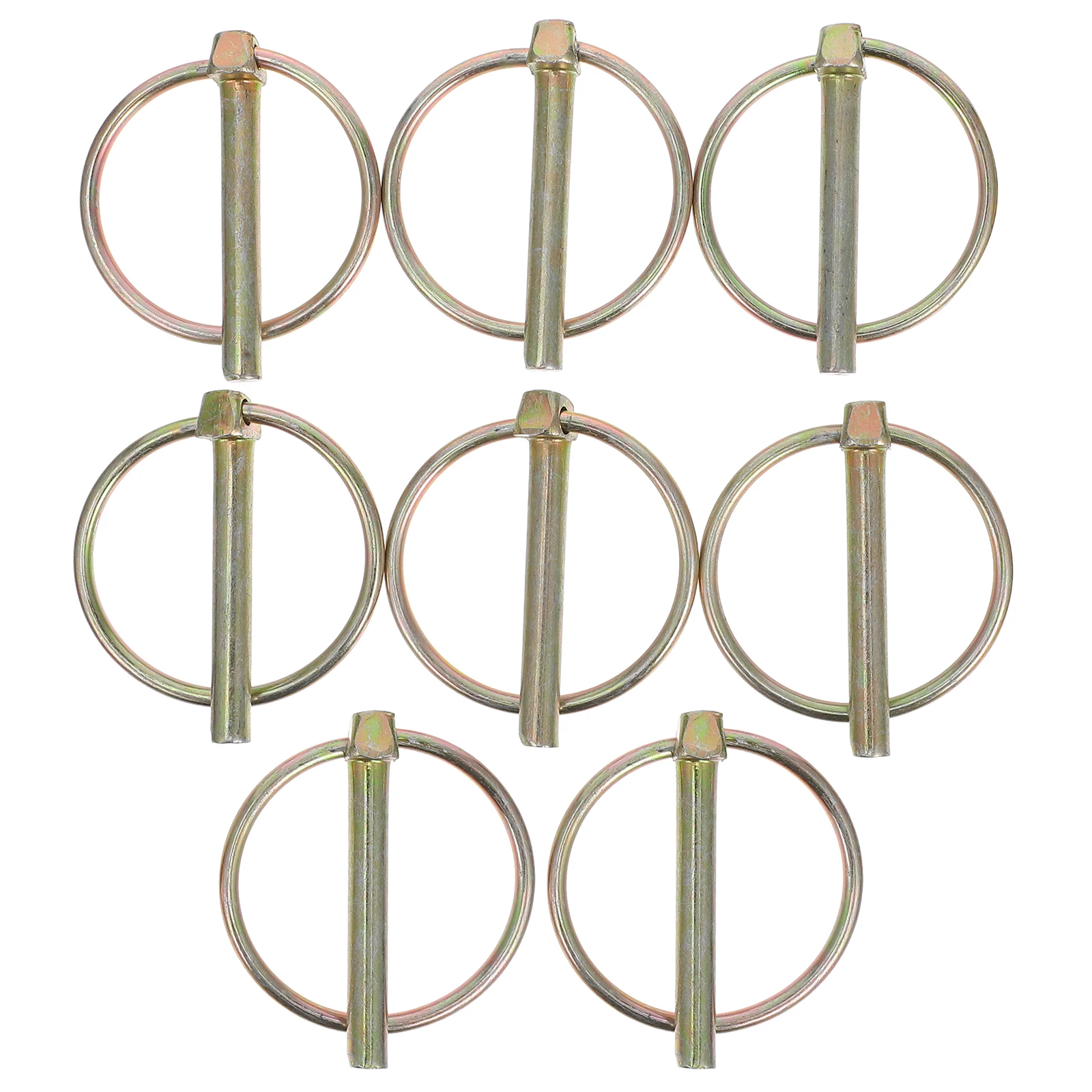 

8pcs Safety Pin Lynch Galvanized Durable Heavy Duty Assortment Kit Professional Metal Secure Equipment Trailer Farm Tractors