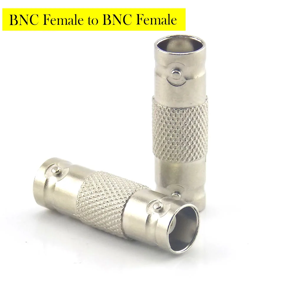 BNC Female Connector to BNC Female Coupler Adapter Connector Female Connector Plug For CCTV IP Camera 2/10pcs D6