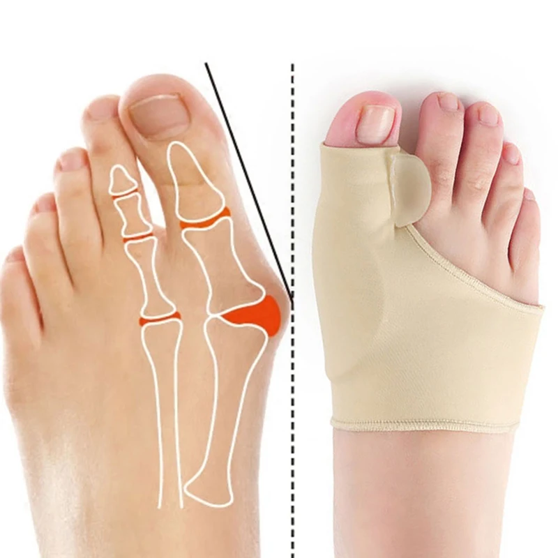 Bunion Corrector Big Toe Separator Foot Pad cuscino protezione del tallone solette valgo per dita dei piedi separatore piedi raddrizzatore