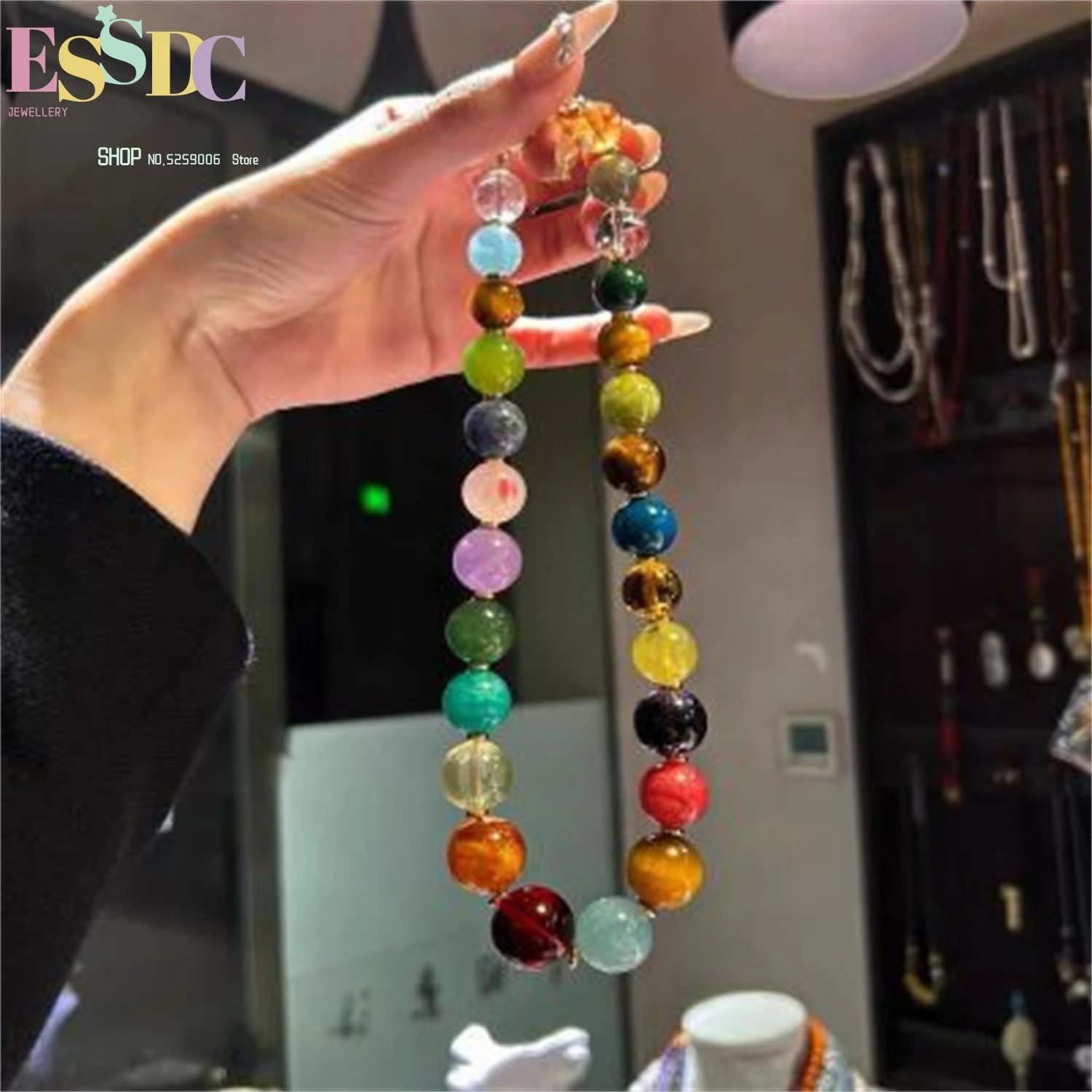 multicolor-natural-stone-necklace-rainbow-multigem-jewelry-for-women-celebrity-style-handmade-boho-gift-for-girlfriend-best-frie