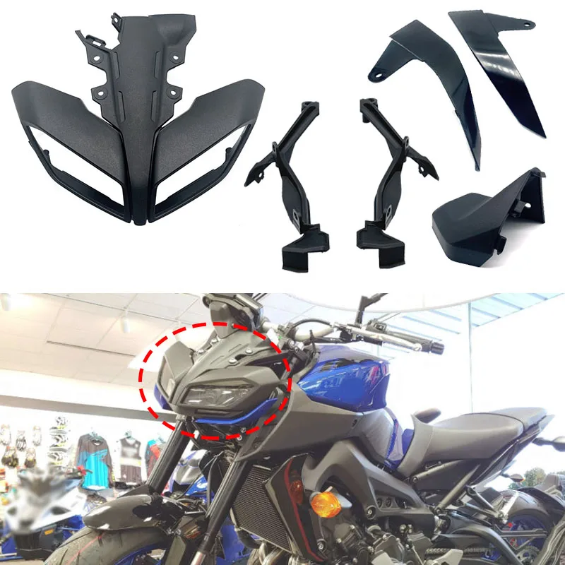 MT-09 & MT-07 Schutzhaube für Scheinwerfer und Instrumententafel – Perfekte Passform und Langlebigkeit für Yamaha MT-09/FZ-09 2017–2020