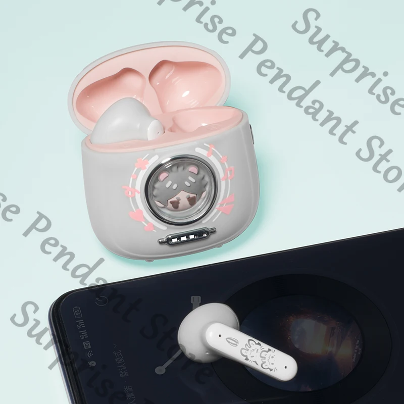 Anime Haikyuu!! Sugawara Koushi Cosplay Cartoon in-ear Bluetooth Headset Ornament Wireless Earphones Mascot  Fans Gift