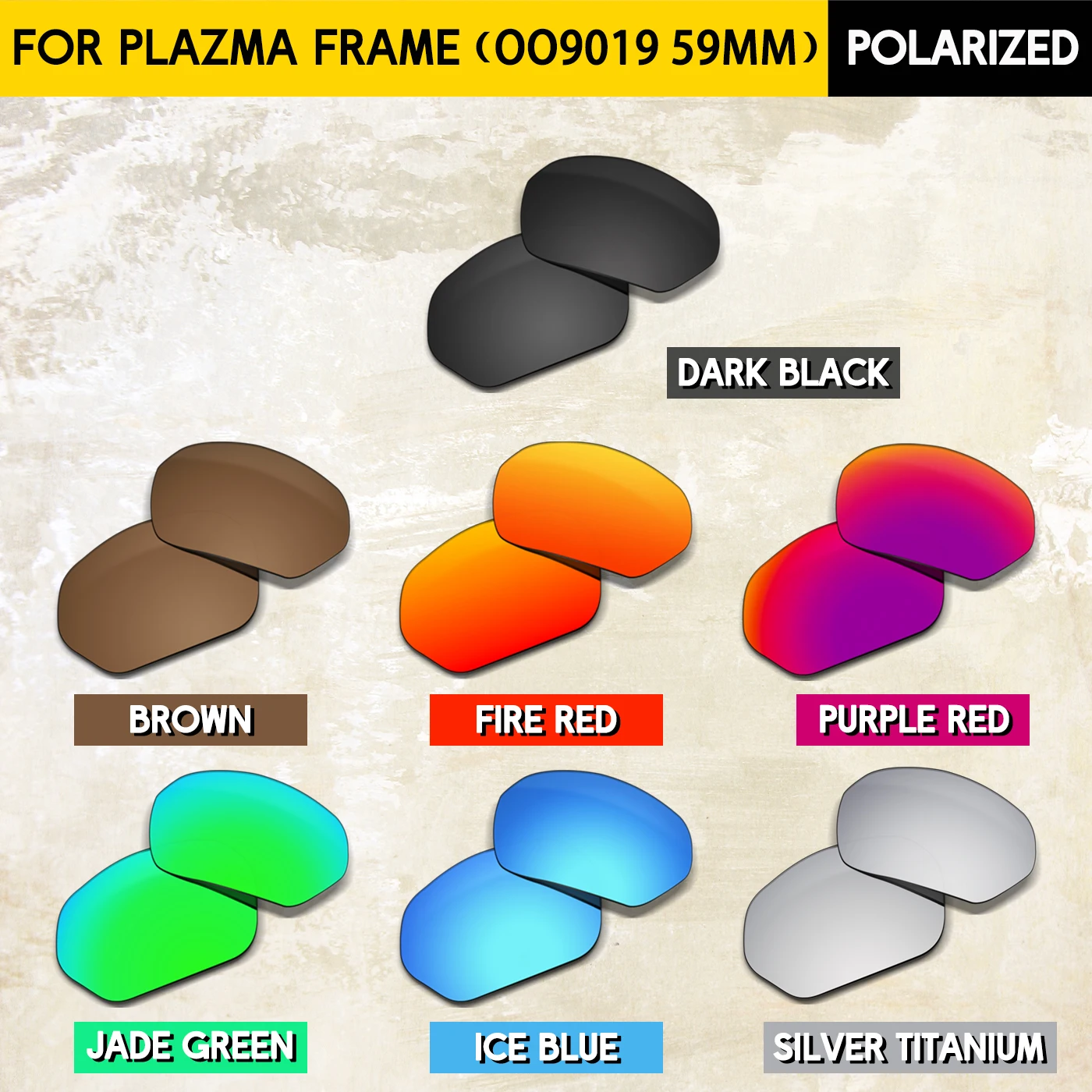 

Сменные поляризационные линзы премиум-класса для солнцезащитных очков Oakley Plazma OO9019 — 100% защита от ультрафиолета