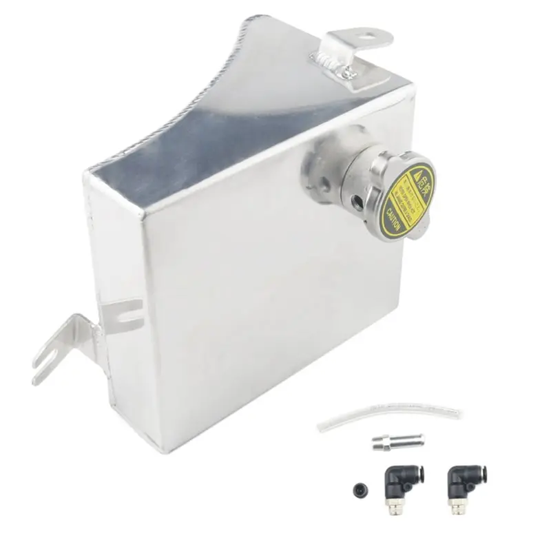 

Unique 1.5L Cooling Water Tank Aluminum Coolant Overflow Tank Reservoir Kit For Nissan 240SX 180S S13 SR20DET KA24DE 1989-1994