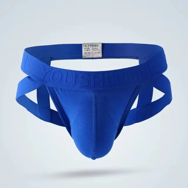1 PCS New Men Sexy Low Rise Panties G-strings Thong Jock Strap Underwear Briefs Convex Pouch Underpants Gays Clothes Lingerie
