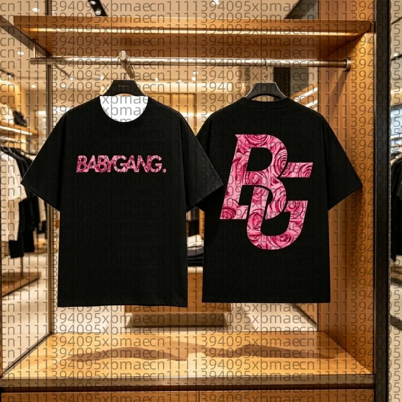 

Футболки с мерчем альбома 2026 Rappeur Baby Gang Tour для мужчин и женщин, летние повседневные футболки с коротким рукавом, для родителей и детей