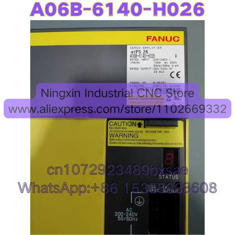 

High-quality Goods Used A06B-6140-H026 Function Intact