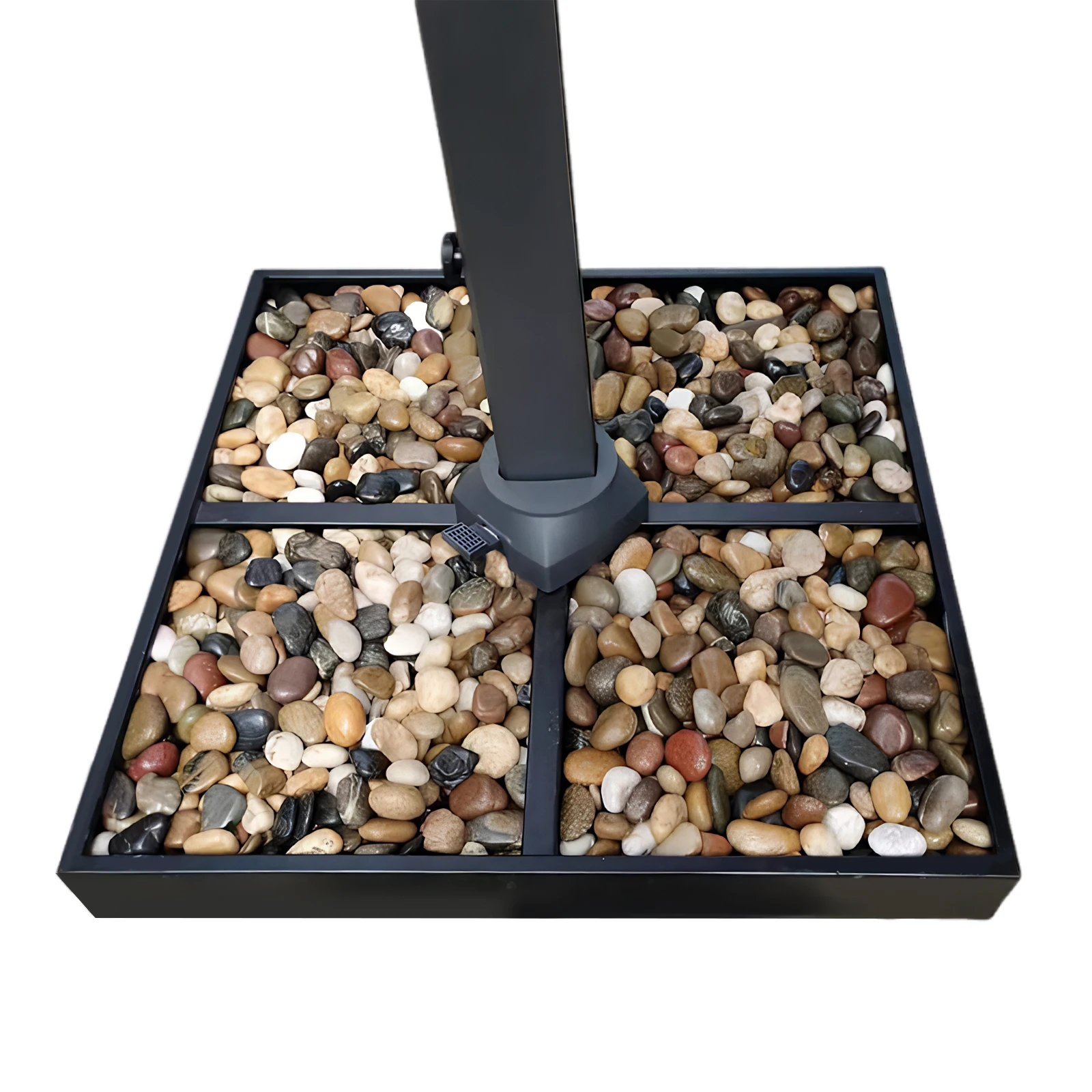 

Отдельностоящая усиленная подставка с 4 блокируемыми колесами, грузоподъемность 500 кг, наполняется песком или водой, для использования на улице, в саду, у бассейна