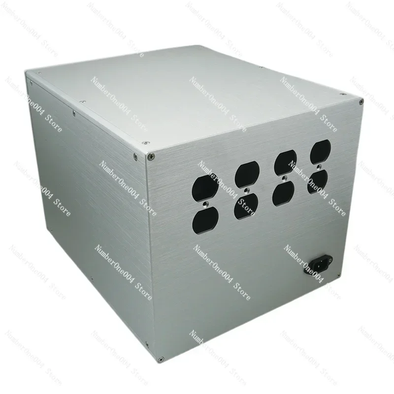 Suitable for 360 Multi-purpose All-aluminum Alloy Power Chassis, Isolated Cow Shell, All White, Power Amplifier