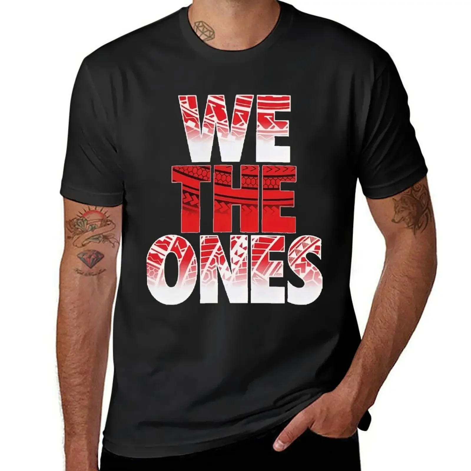 

The Usos We The Ones Tribal T-Shirt anime quick-drying baggy shirts funny t shirts men