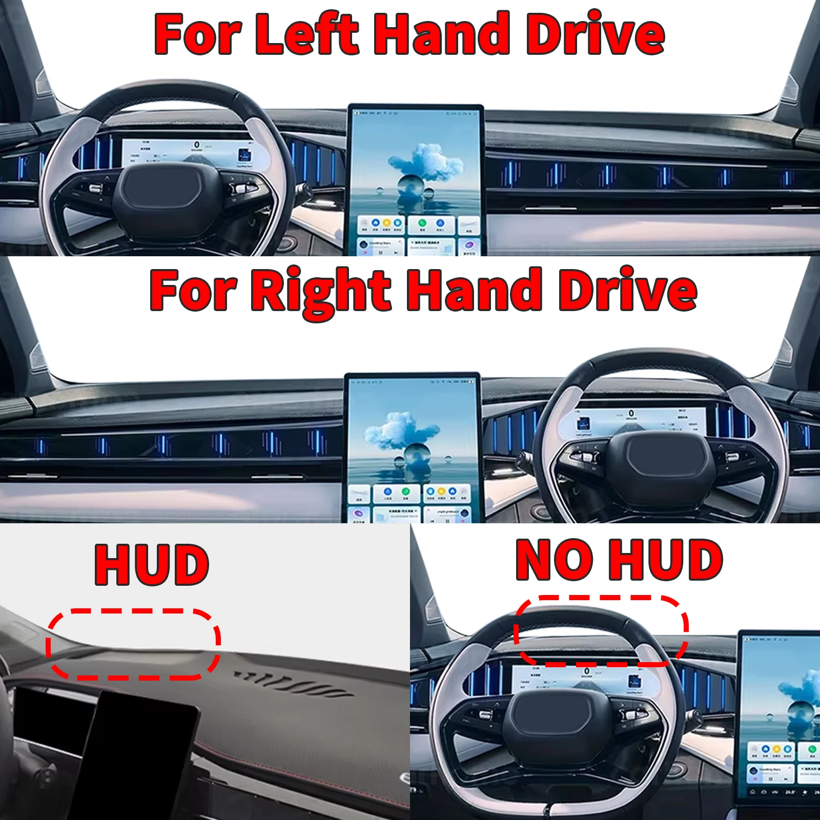 

for Geely Starray Atlas FX11 2022-2024 Car Dashmat Dashboard Cover Pad Protective Carpet Leather DashMat Sunshade Accessories