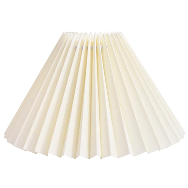 Pleats Lampshade Table Lamp Standing Lamps Japanese Style Pleated Lampshade Creative Desk Lamp Shade Bedroom Lamps -B