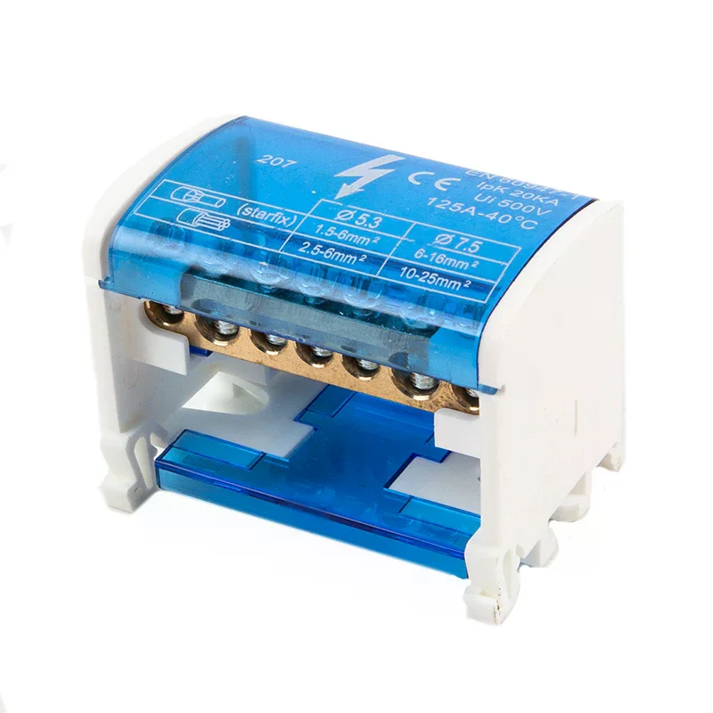 1Pcs Din Rail Termi…