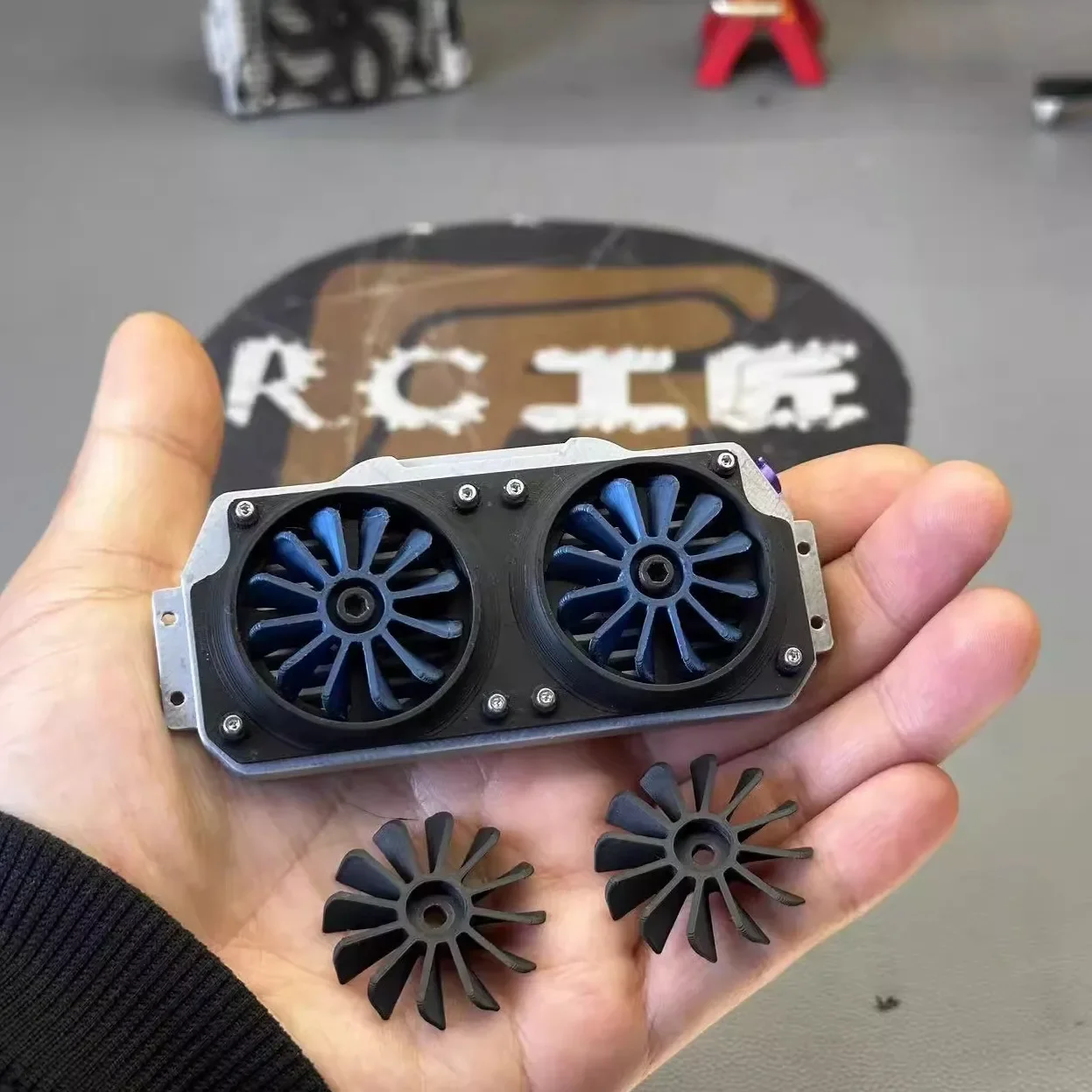 1 مجموعة محاكاة بالوعة الحرارة نموذج ل 1/8 1/10 RC الزاحف سيارة Traxxas TRX4 TRX6 SCX10 اكسسوارات