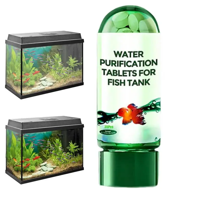 

Purification Tablet Fast Aquarium Water Filter Effective Fish Bowl Cleaning Solution Fish Supplies Natural Fish Tank Accessories