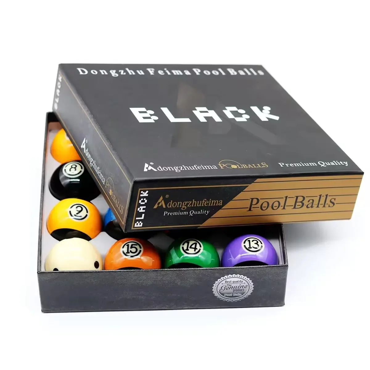 

-Superior Quality For 57.2mm Feima New Packing Billiard Pool Ball 16pcs/box