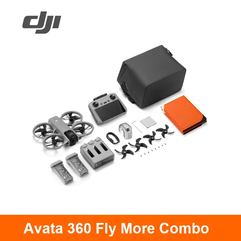 【Local+】DJI Avata 360 360 ° Drone panoramique 8K HDR vidéo, capteur 1 pouce, évitement d'obstacles omnidirectionnel, FPV RC Drone Avata 360