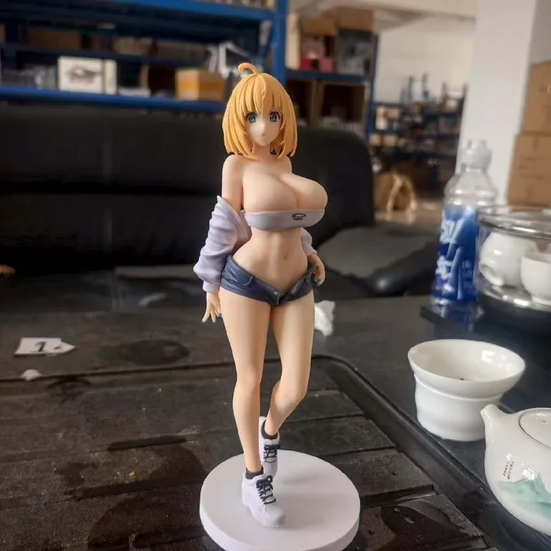 

26 см Фигурка Софии Ф. Ширин в летнем наряде, аниме-персонаж, милая девушка, ПВХ-модель, украшение для рабочего стола, подарок на день рождения для коллекции