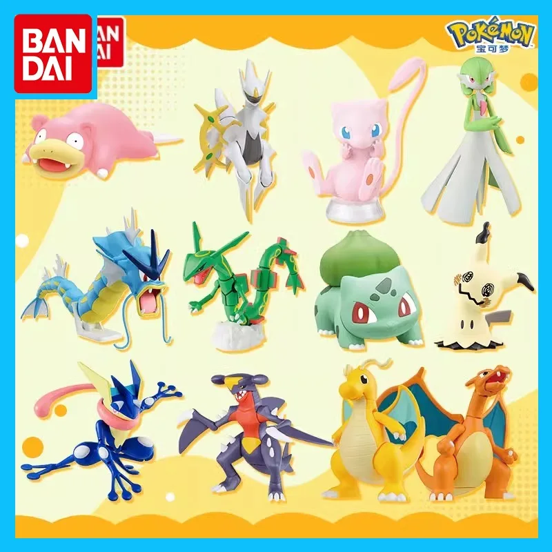 

Bandai Original Pokemon Anime Figure Collection Series Assembly Model Pikachu Action Figure Toys for Boys Girls Kids Gift