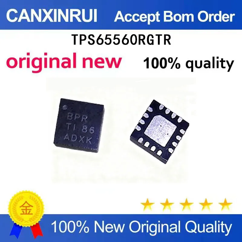

(5-100 Pieces) New stock TPS65560RGTR TPS65560 silk screen printing: BPR QFN
