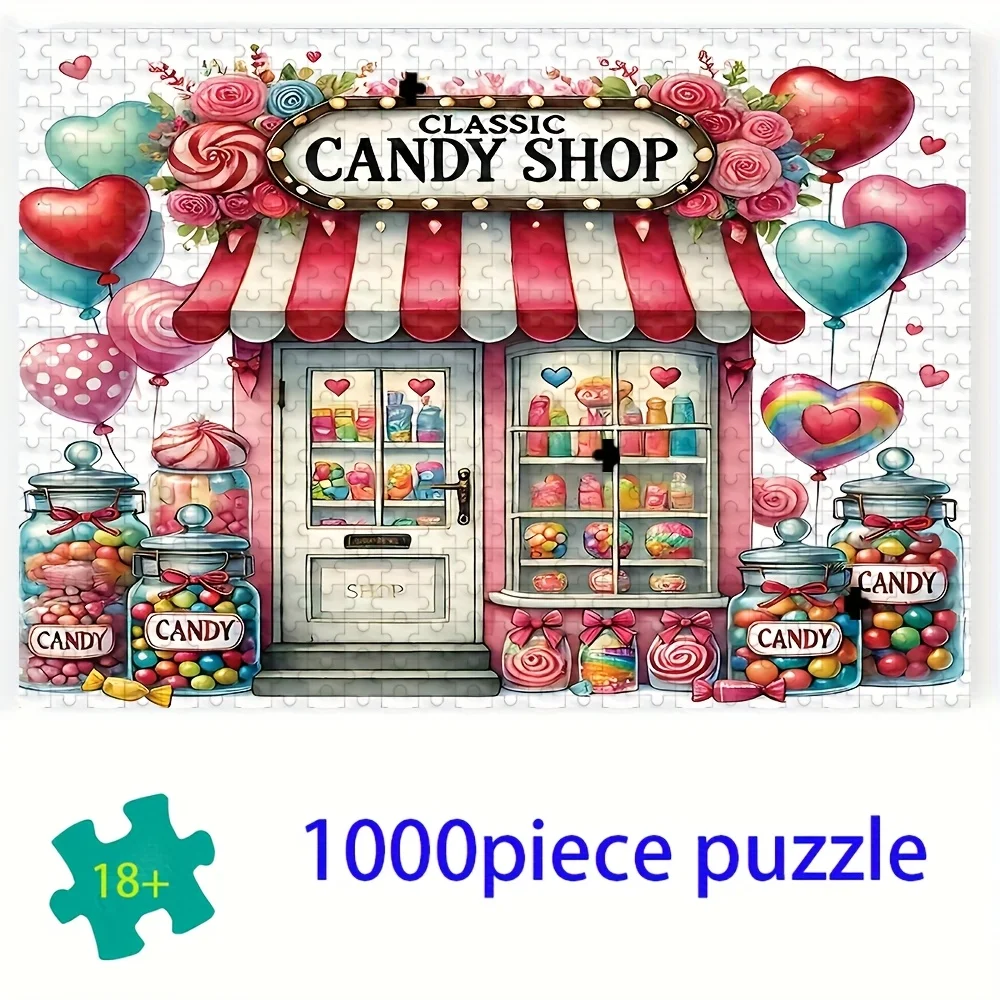 500/1000ピース 高品質 大人向けパズル |   ストレスを軽減する楽しい家族向けゲーム、誕生日、クリスマス、ハロウィーン、ギフトに最適です。