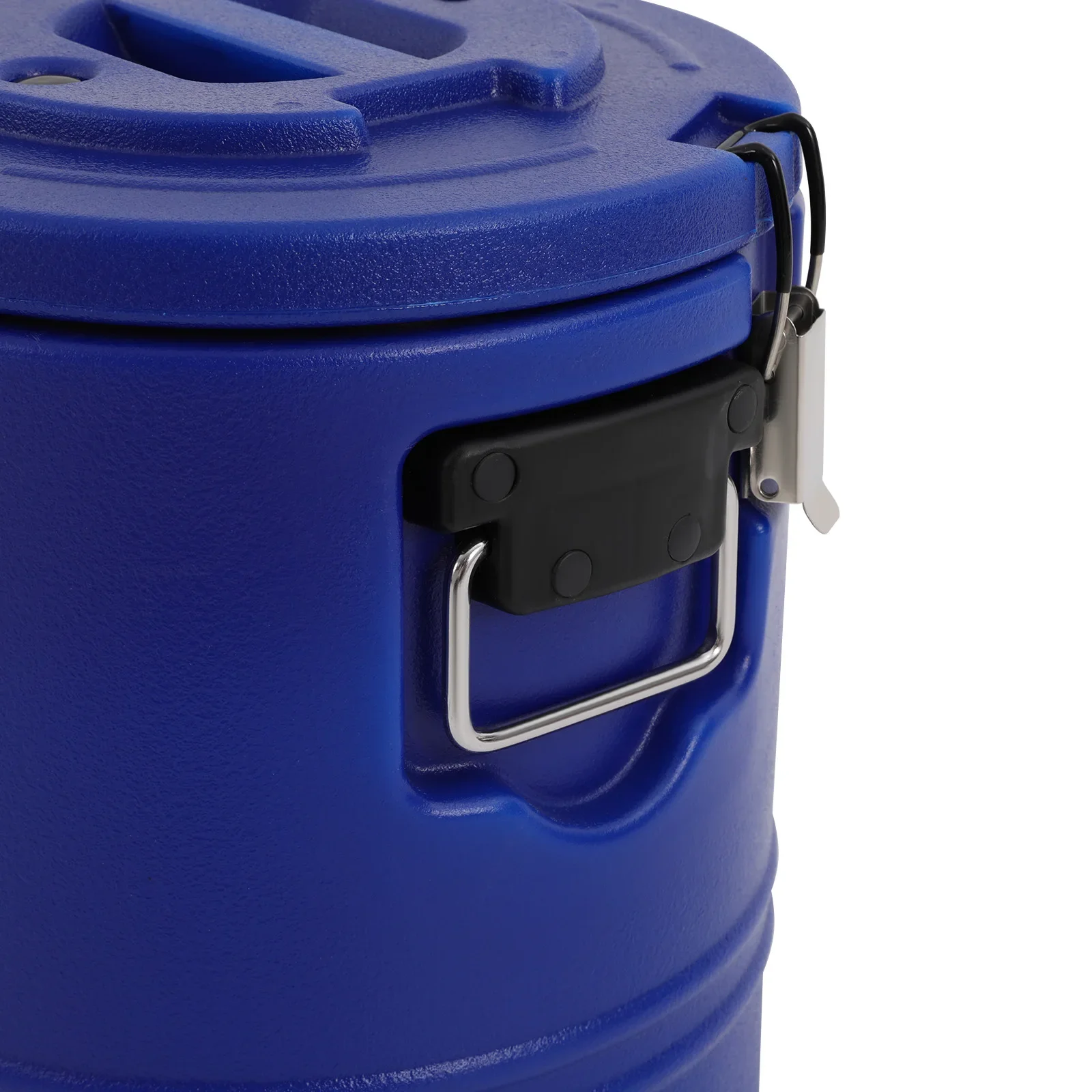 業務用15L断熱食品保存バケツ ステンレス鋼/PE/PUフォーム製 丸型容器 レストラン ケータリング 屋外イベント向け