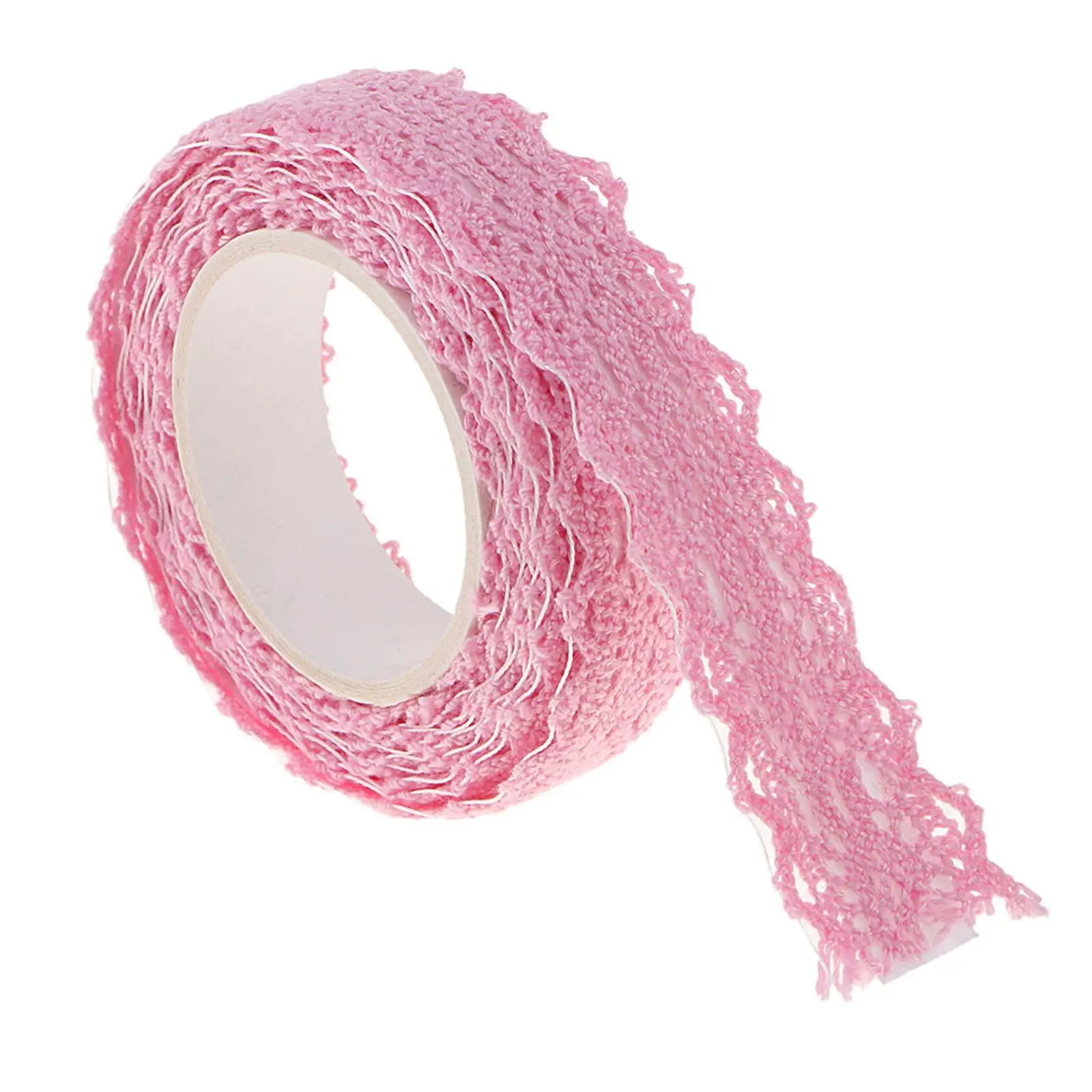 شريط واشي من قماش الدانتيل ذاتي اللصق ، شريط زفاف زهري اللون ، عبوة 5-6 ، 2 ياردة ، 15 *