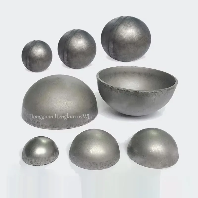 Hollow Iron Ball Hemispheres Welding Decor 17-450mm 0.6/1/2mm Thickness Iron Domes for Lighting/Fence/Art Craft Custom Sizes