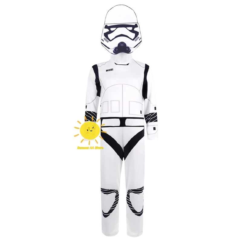 ♥ Nuevo Disfraz de Halloween 2026, Cosplay de BEAST KINGDOM, Traje de Soldado Imperial de la Película, Máscara, Soldado Blanco, Disfraz para Hombres Adultos ★ ★ ★