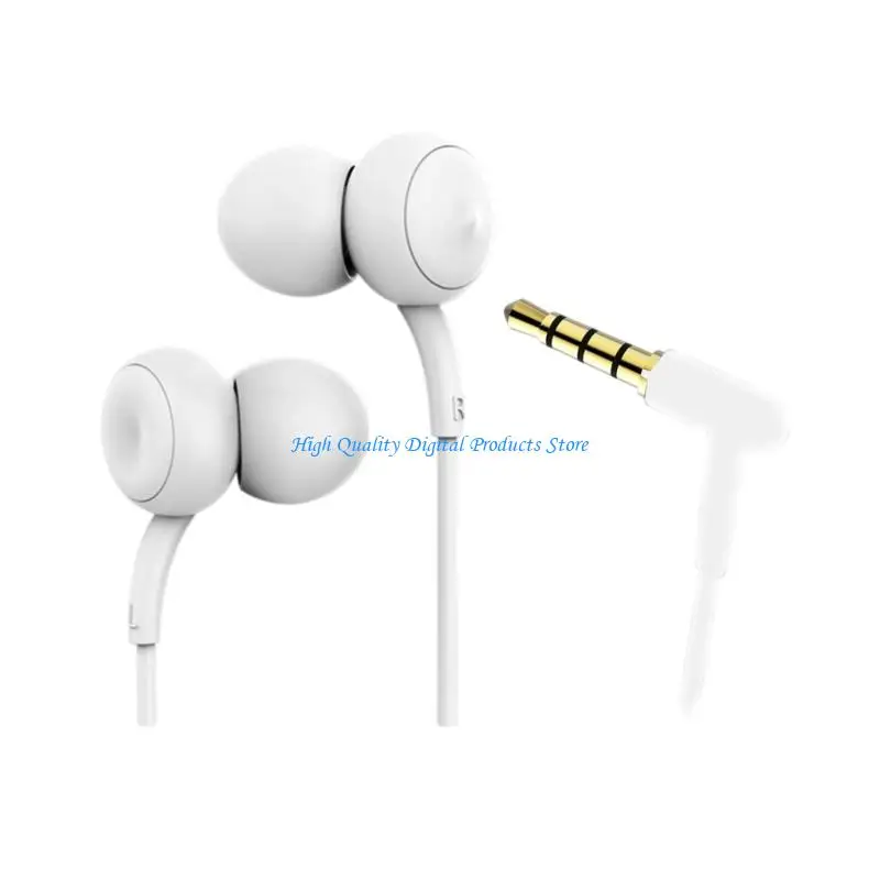 U2JE 3.5Mm Headphone for PC Laptop Corded Earbuds Computer Headset with Microphone