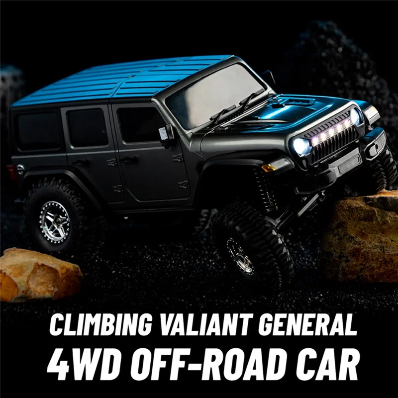 B05B-RC modelo de carro simulação jeep 1:18 rc carro 2.4g escala completa fora de estrada escalada carro de controle remoto presente