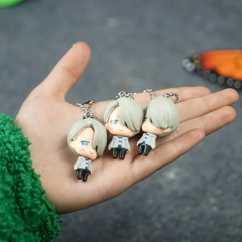 Japan Anime YURI on ICE Doll Pendants Bag Keychains Cute Cartoon Figure Victor Nikiforov Capsule Toy Gifts