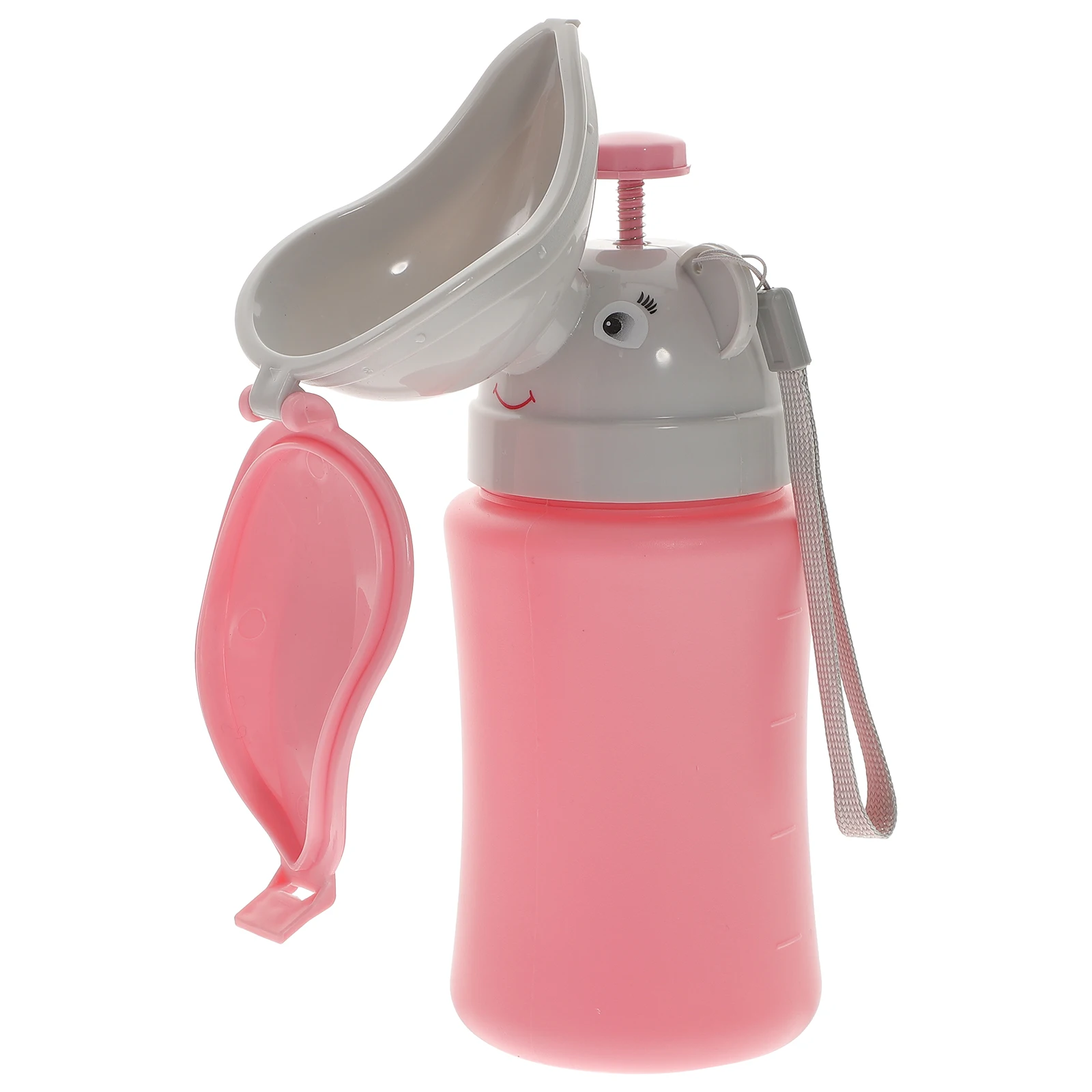 

1pc Portable Car Urinal Bottle for Kids Toddlers Travel Pee Lightweight Small Size No Leakage Cartoon Shape Perfect