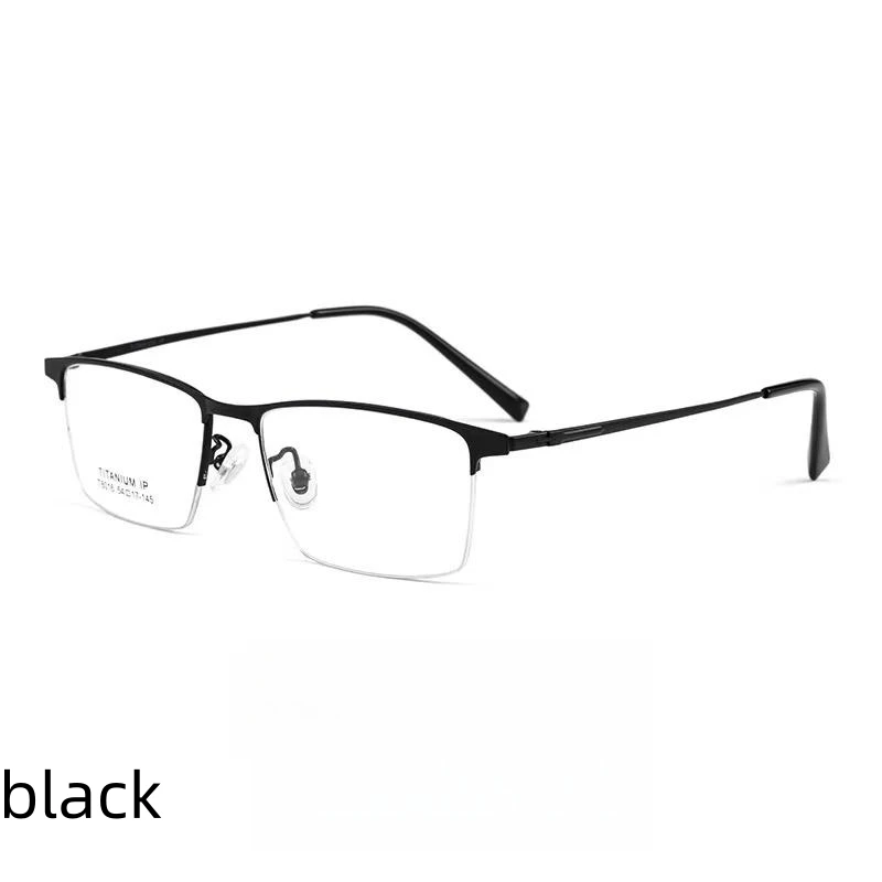 

54 мм 2023 новинка Мужские квадратные очки в оправе из титанового сплава очки по рецепту оптические очки T8016B