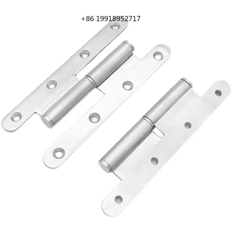2pcs Stainless steel detachable hinge silent bearing door flag shaped door hinge